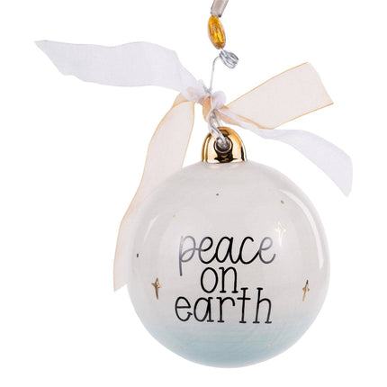 Peace on Earth Nativity Holiday Ornament