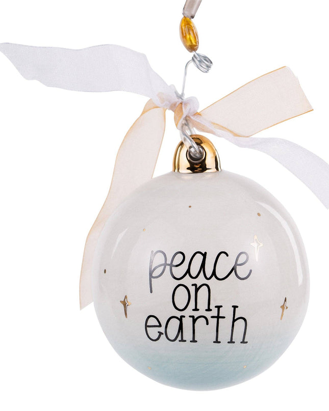 Peace on Earth Nativity Holiday Ornament