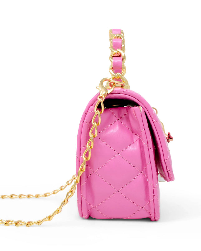 Girl's Classic Link Chain Top Handle Handbag