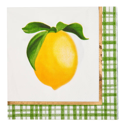 Cocktail Napkin Lemon