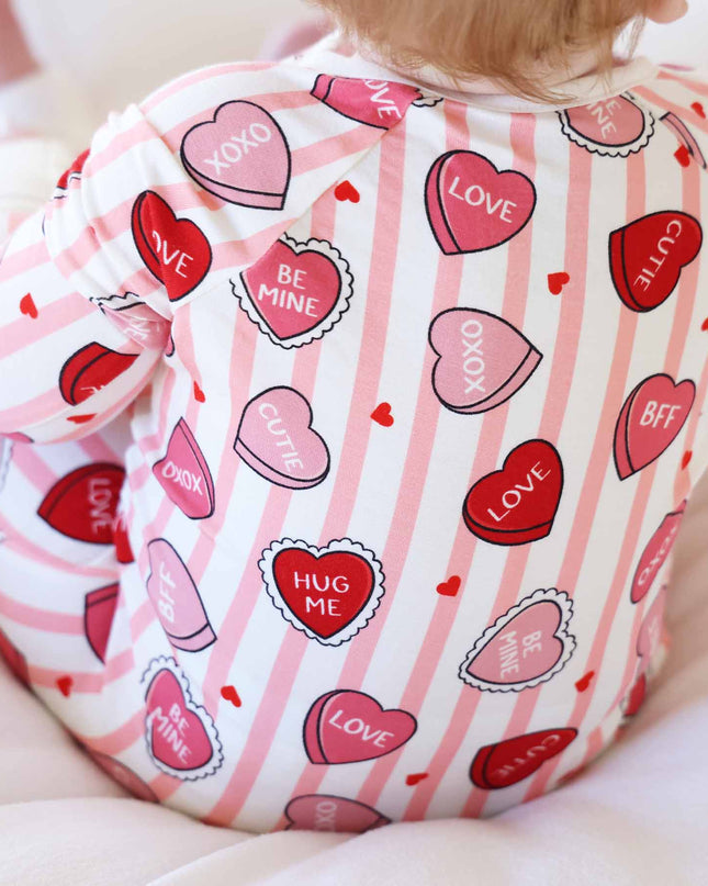 Pink Sweet Like Candy Convertible Zip Romper