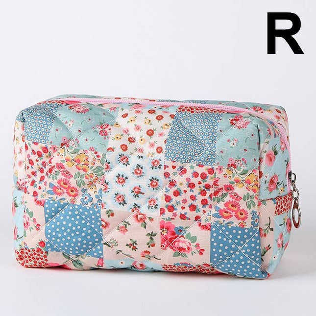 FLORAL TOILE PATTERN MAKEUP COSMETIC POUCH BAG | 40P562
