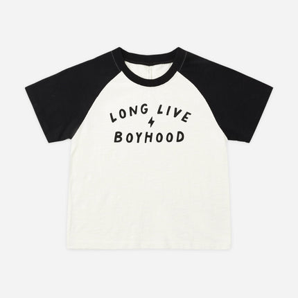 Rylee & Cru Raglan Short Sleeve Tee Long Live Boyhood