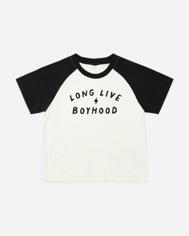 Rylee & Cru Raglan Short Sleeve Tee Long Live Boyhood