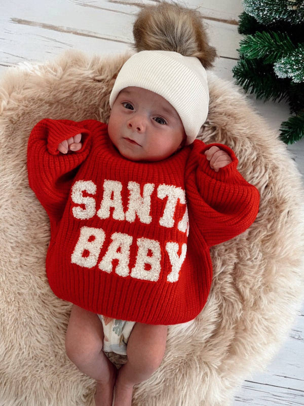 Knit Sweater - Santa Baby