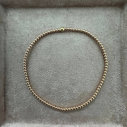 2MM Classic Ball Bead Bracelet - Waterproof