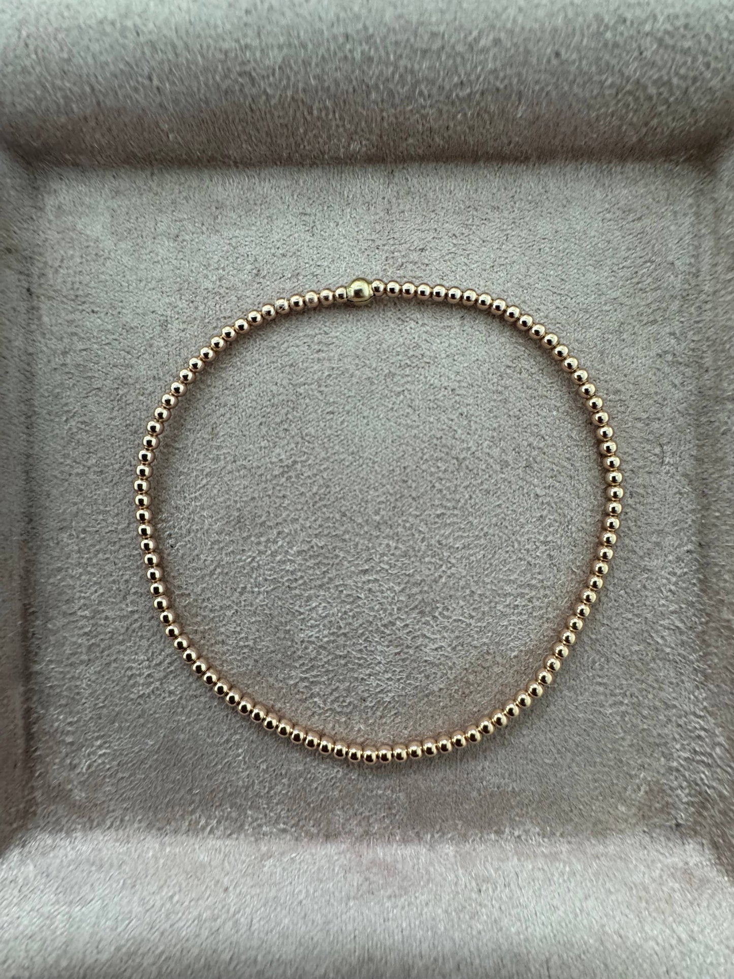 2MM Classic Ball Bead Bracelet - Waterproof