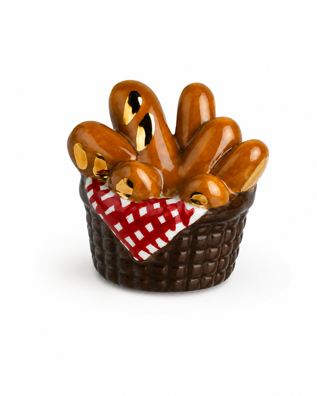 Nora Fleming Mini  - "You Knead This!"-Bread Basket
