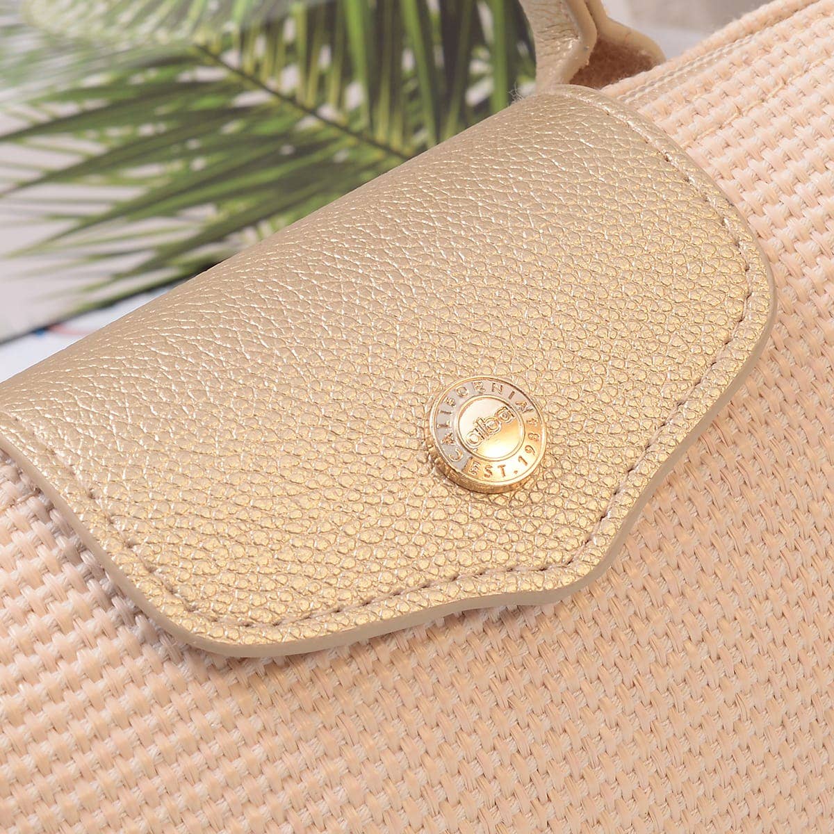 SC781 Lacey Straw Mini Crossbody Bag