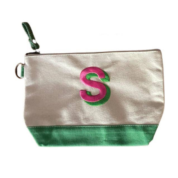 SHADOW INITIAL COSMETIC BAG