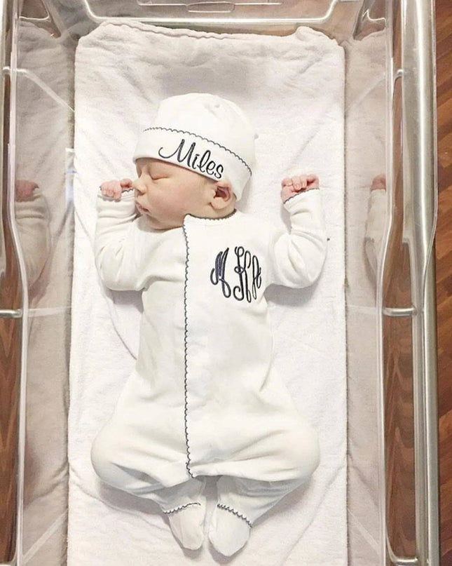 White w/Navy Trim