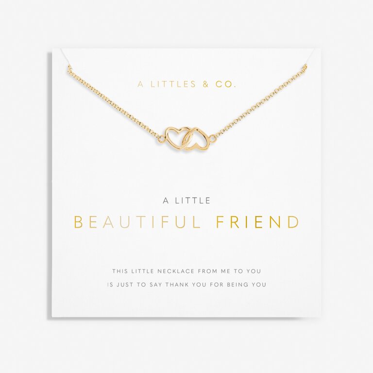 A Little 'Beautiful Friend' Necklace-Gold