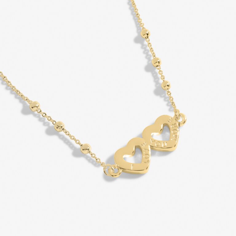 Forever Yours 'Everyday I Love You More' Necklace In Gold-Tone Plating