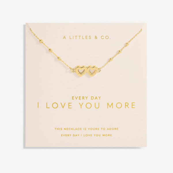 Forever Yours 'Everyday I Love You More' Necklace In Gold-Tone Plating