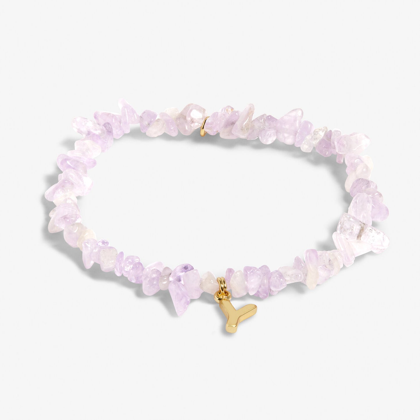 Crystal Alphabet Gold-tone Plated Bracelet