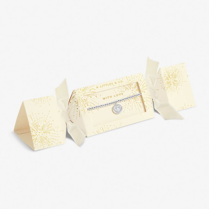 Christmas Cracker 'With Love' Bracelet