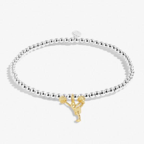 Kid's A Little 'Cheerleader' Bracelet In Gold-Tone Plating