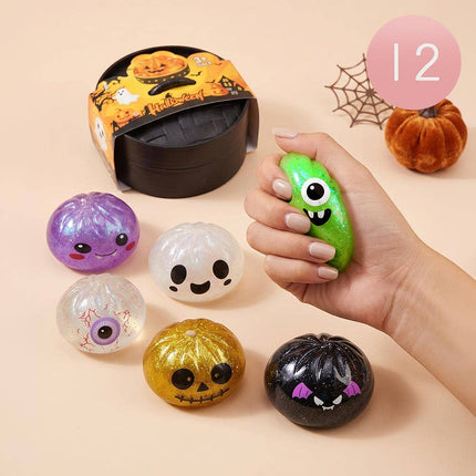 Halloween Glitter Steamed Bao Bun Dumpling Squishy Toy