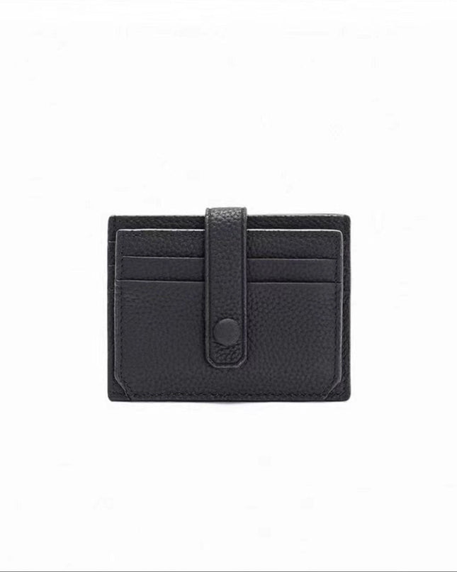 Real Genuine Leather Pebble Cardholder