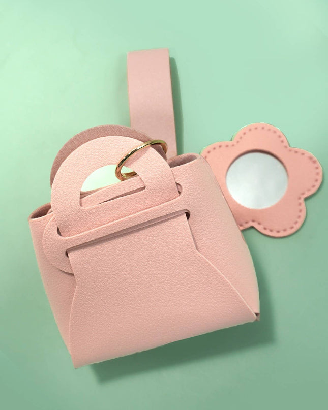 TRENDING VEGAN LEATHER PURSE BAG CHARM KEYCHAIN | 40KC124