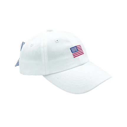 American Flag Bow Baseball Hat