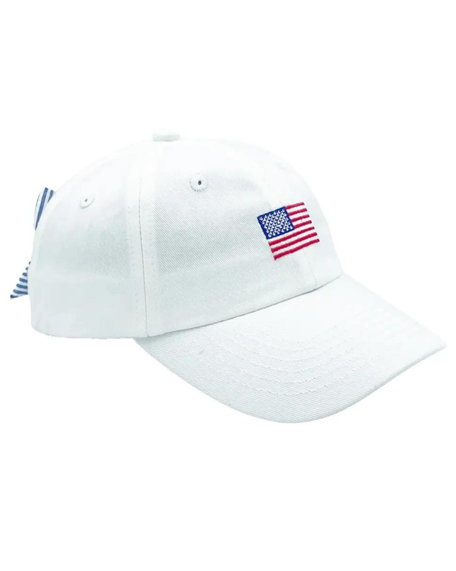 American Flag Bow Baseball Hat