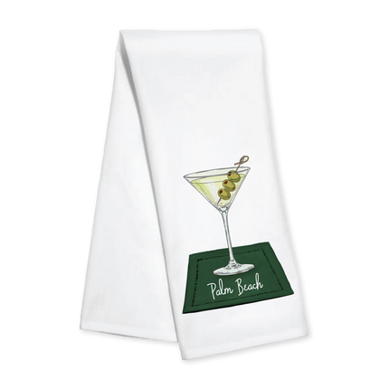 Kitchen Towel - Martini Napkin Custom Name Drop