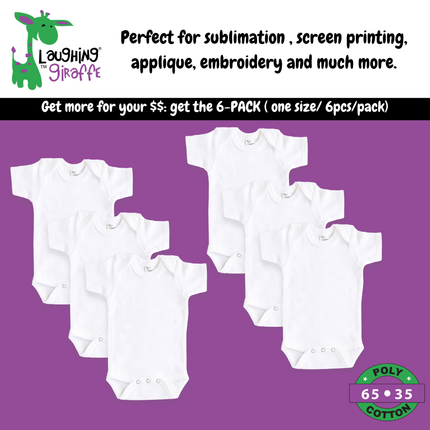 Laughing Giraffe Baby Bodysuit in Pastel Colors