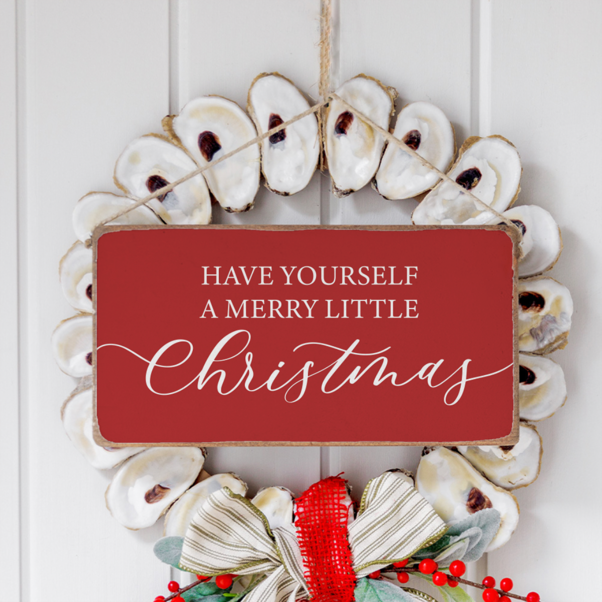 Have Yourself A Merry Little Christmas Twine Hanging Sign