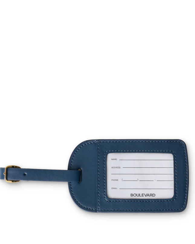 "Amelia" Leather Luggage Tag (Personalizable)