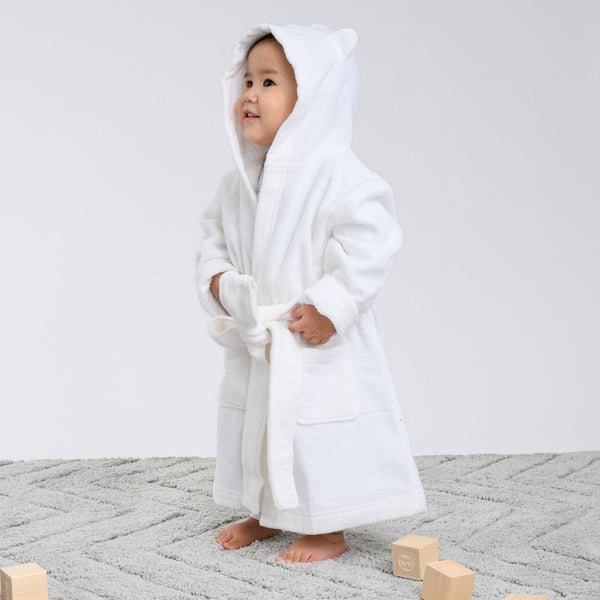 Essentials White Bathrobe