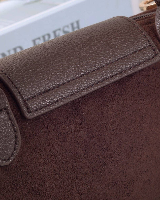 Penny Suede Mini Crossbody Bag