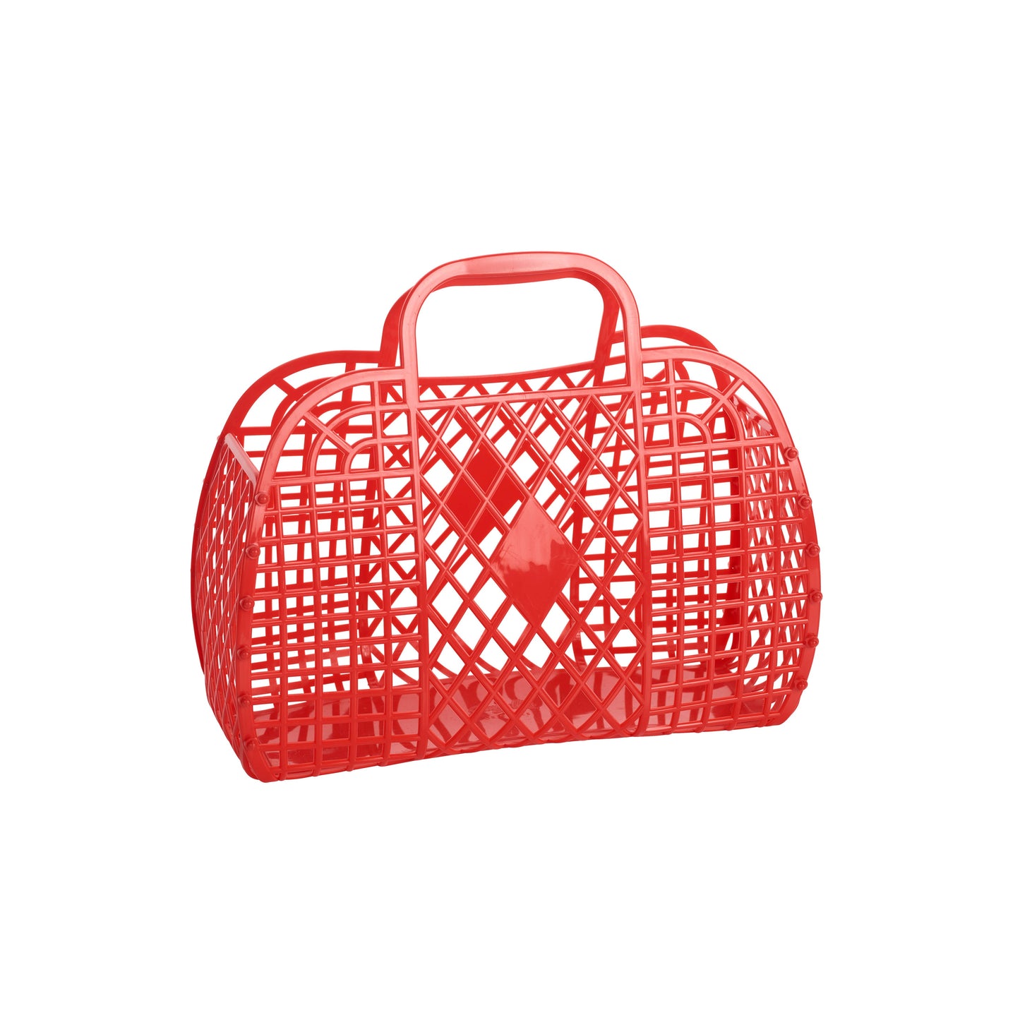 Retro Basket Jelly Bag - Small: Bubblegum Pink