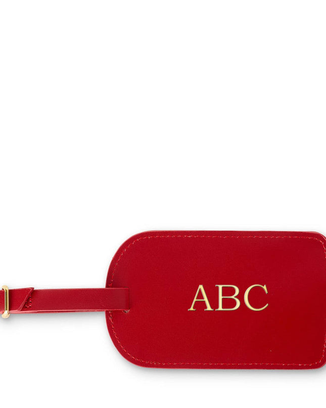 "Amelia" Leather Luggage Tag (Personalizable)