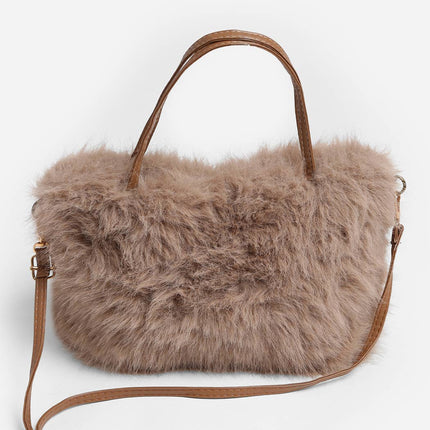 Faux Fur Mini Handbag