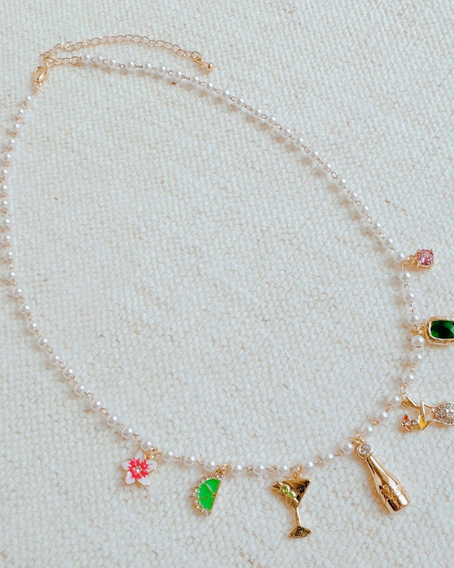 Let's Celebrate Multi Charm Necklace
