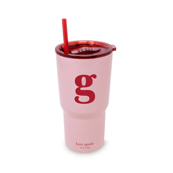 Just Mine Initial Stainless Steel Tumbler