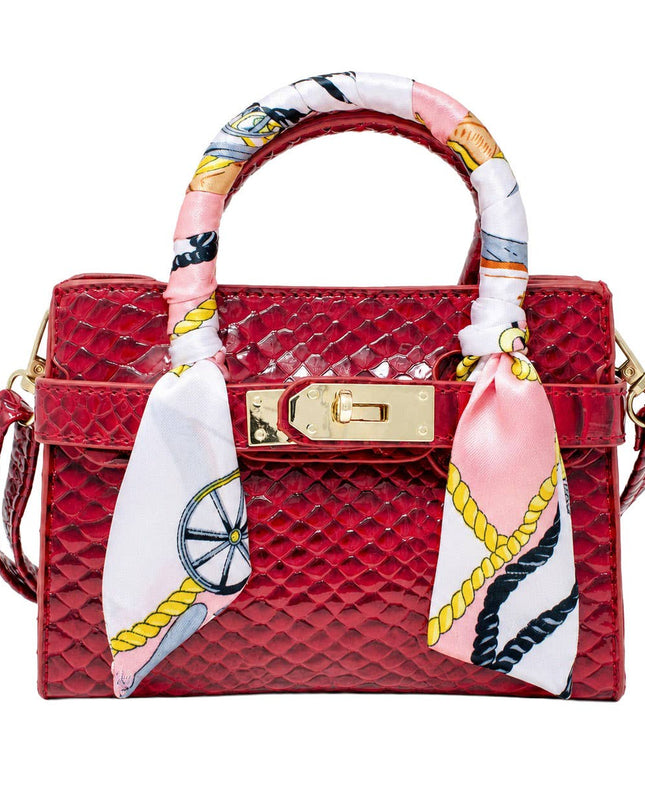 Crocodile Scarf Handbag