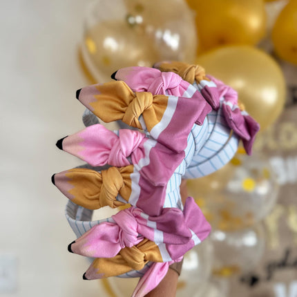 Pencil Bow Hard Headband: Teacher Appreciation Gift