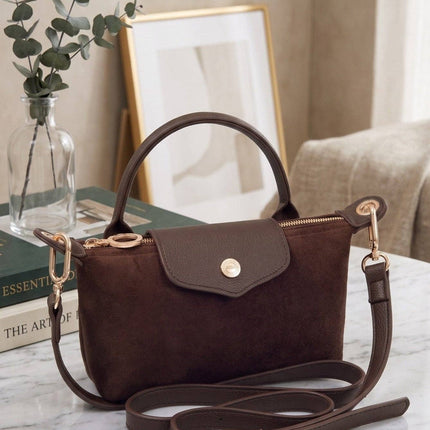 SD781 Penny Suede Mini Crossbody Bag