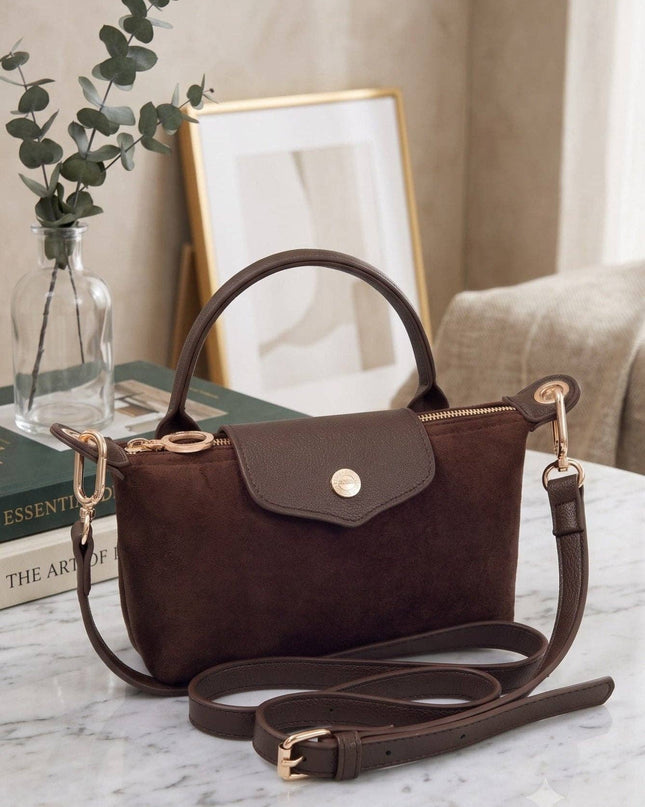 Penny Suede Mini Crossbody Bag