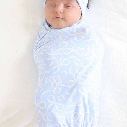 Blue-tiful Bows Knit Large Bow Headwrap
