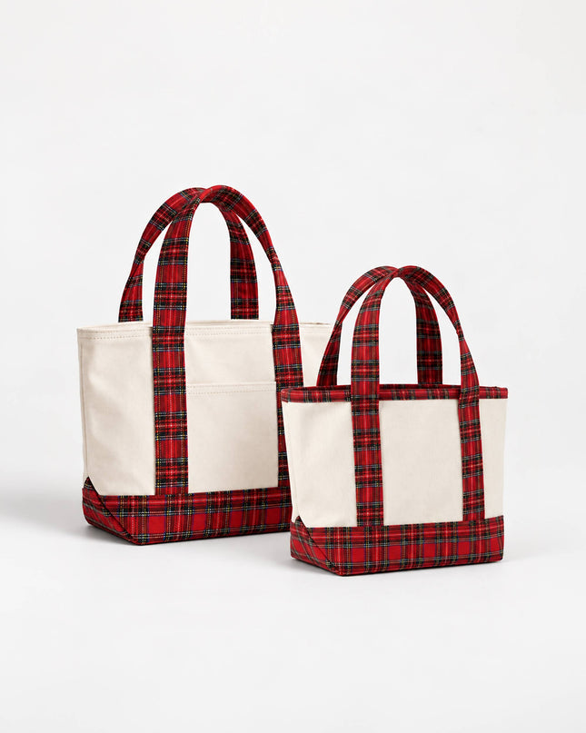TARTAN  Canvas Mini Tote Bag