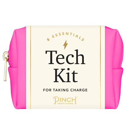 Tech Kit  - Vegan Leather - Pink