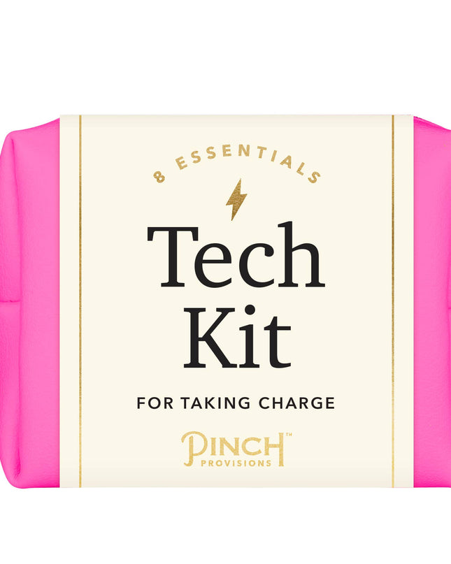Tech Kit  - Vegan Leather - Pink
