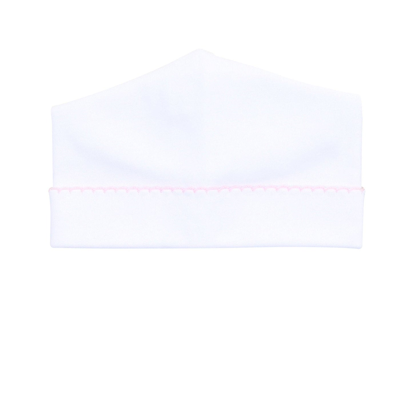 Solid Essentials White Pink Hat