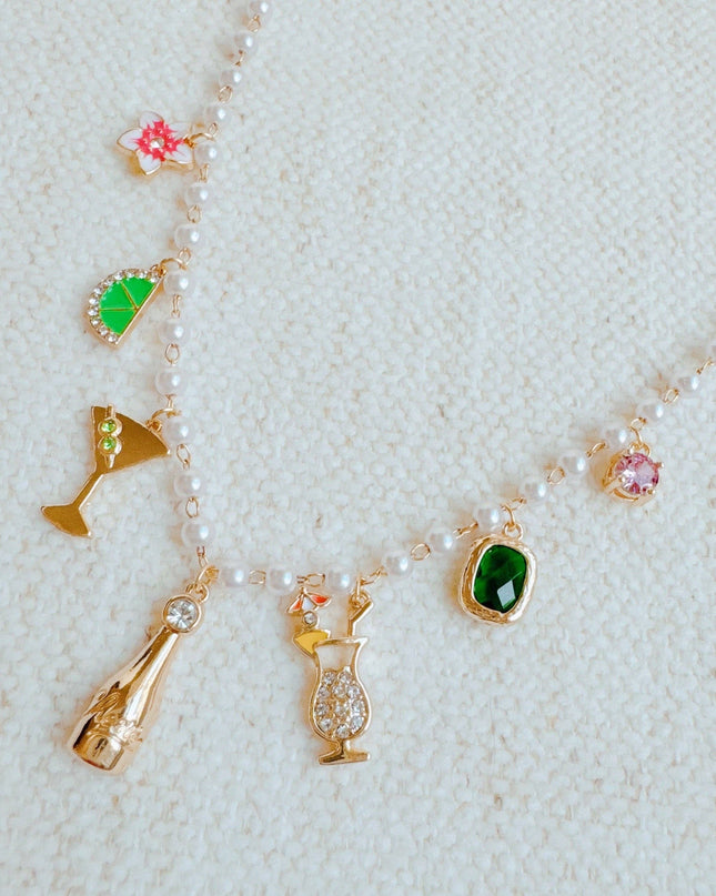 Let's Celebrate Multi Charm Necklace