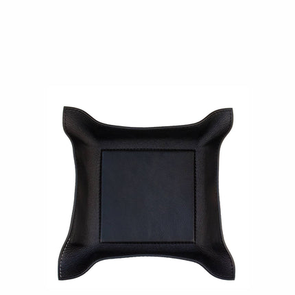 "Perry" Leather Valet Tray (Personalizable)