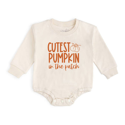Cutest Pumpkin In The Patch Long Sleeve Romper - Fall Baby