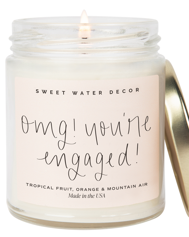OMG! You're Engaged! Soy Candle